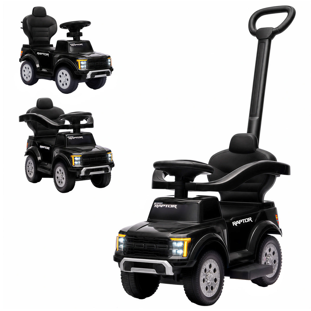Voiture pousseur 3-en-1 pour tout-petits