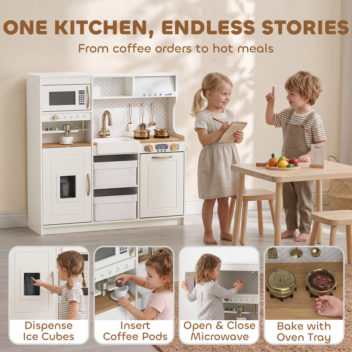 Cuisine jouet interactive pour enfants