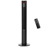 Ventilateur tour sur pied avec télécommande et minuterie 12h