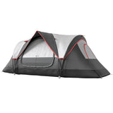 Tente de camping tunnel 6-8 personnes imperméable 2000mm