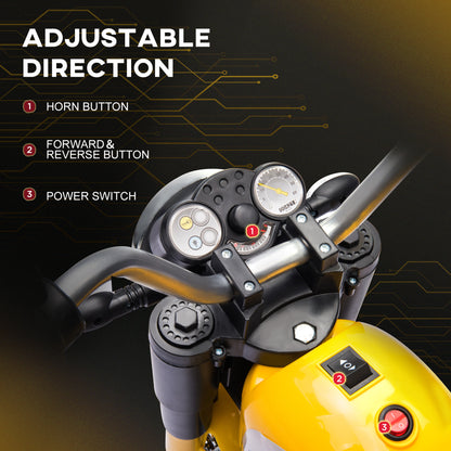 Moto électrique enfant 3 roues 6V