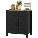Buffet de cuisine style fermette avec tiroir et tablette