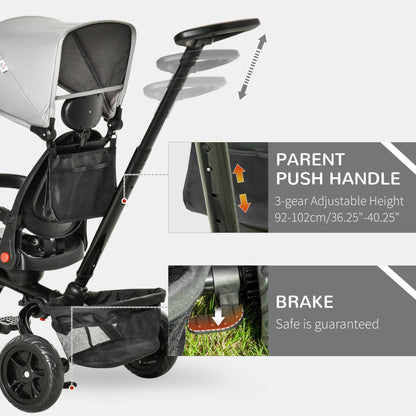 Tricycle évolutif 5-en-1 pour tout-petits