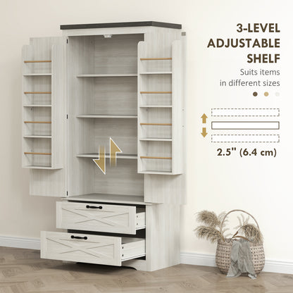 Armoire de cuisine style fermette portes grange