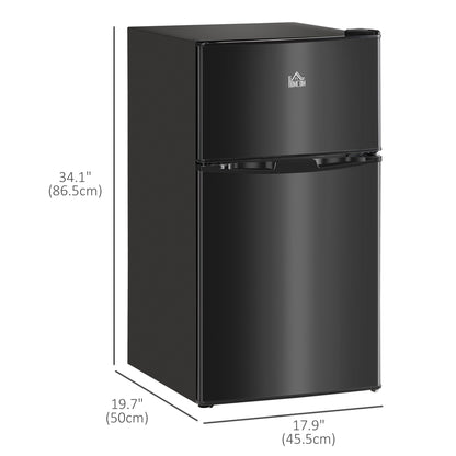 Mini réfrigérateur avec congélateur 91 L double zone