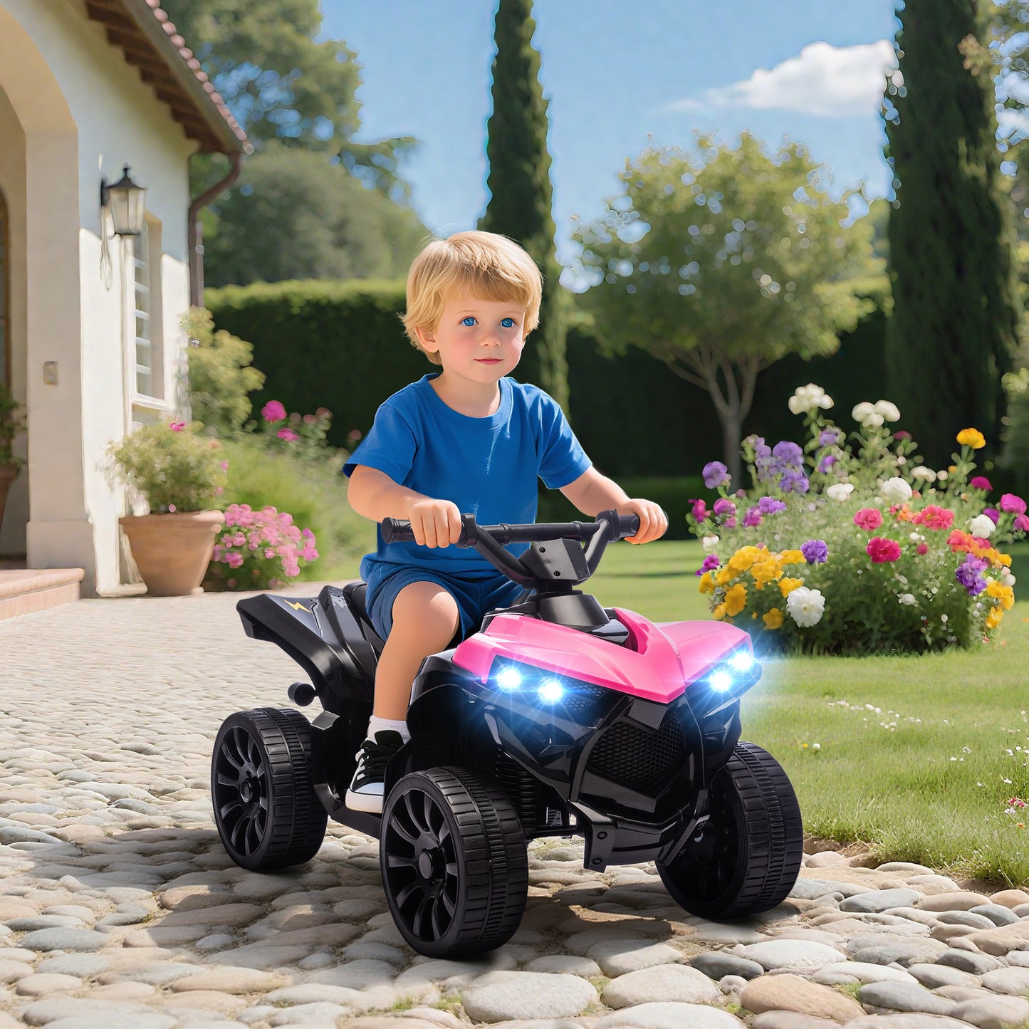 VTT électrique enfant 6V avec musique et phares