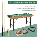Mini table de billard pliable avec accessoires complets
