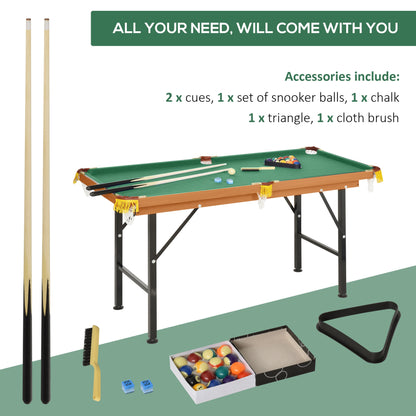 Mini table de billard pliable avec accessoires complets