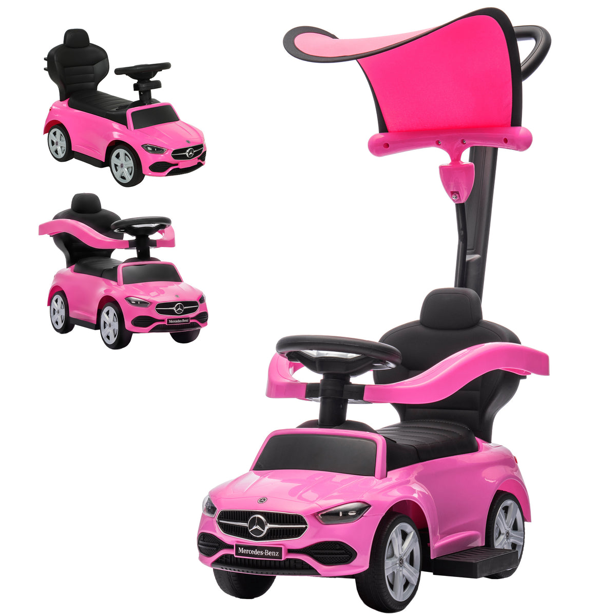 Voiture poussette jouet 4 en 1