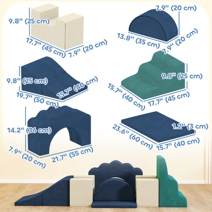 Ensemble de jeu souple pour bebe — Lot de 7