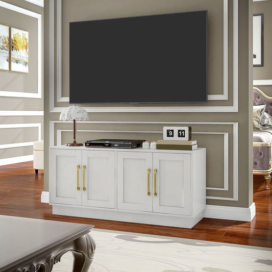 Meuble TV moderne 120 cm avec portes