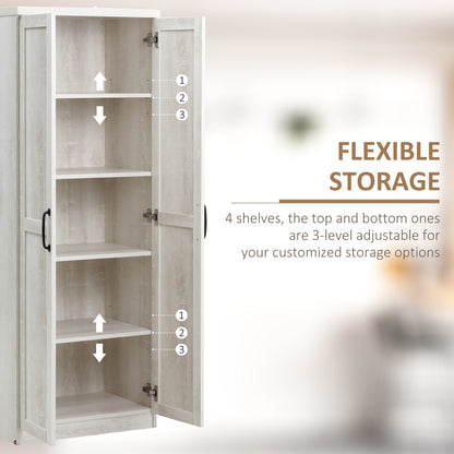 Armoire de cuisine 5 tablettes avec portes