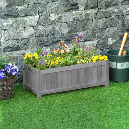 Jardinière surélevée pliable en bois pour légumes et herbes