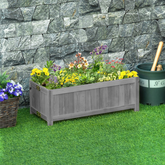 Jardinière surélevée pliable en bois pour légumes et herbes