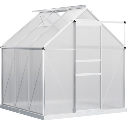 Serre de jardin polycarbonate 183 x 366 x 198 cm