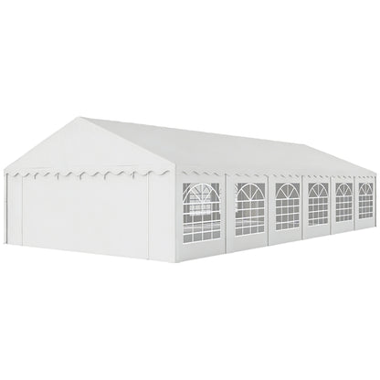 Tente de réception extérieure 6 x 12 m — 12 fenêtres