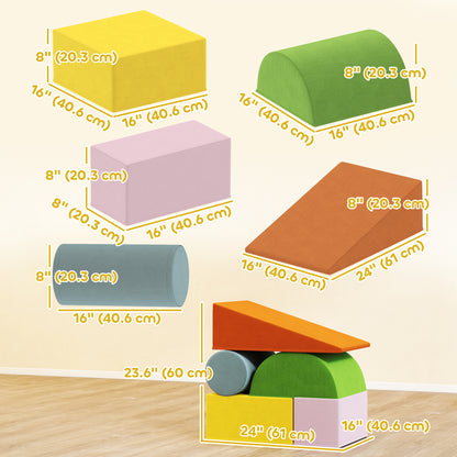 Ensemble de blocs d'escalade en mousse