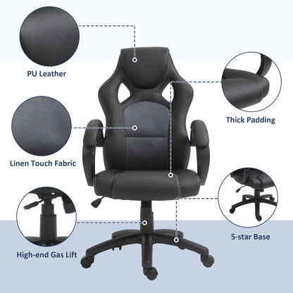 Chaise gaming ergonomique hauteur réglable