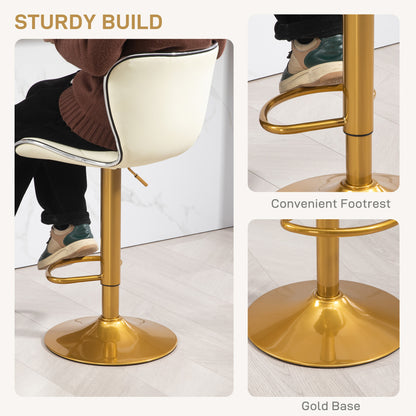 Tabourets de bar hauteur comptoir ajustables ensemble de 2