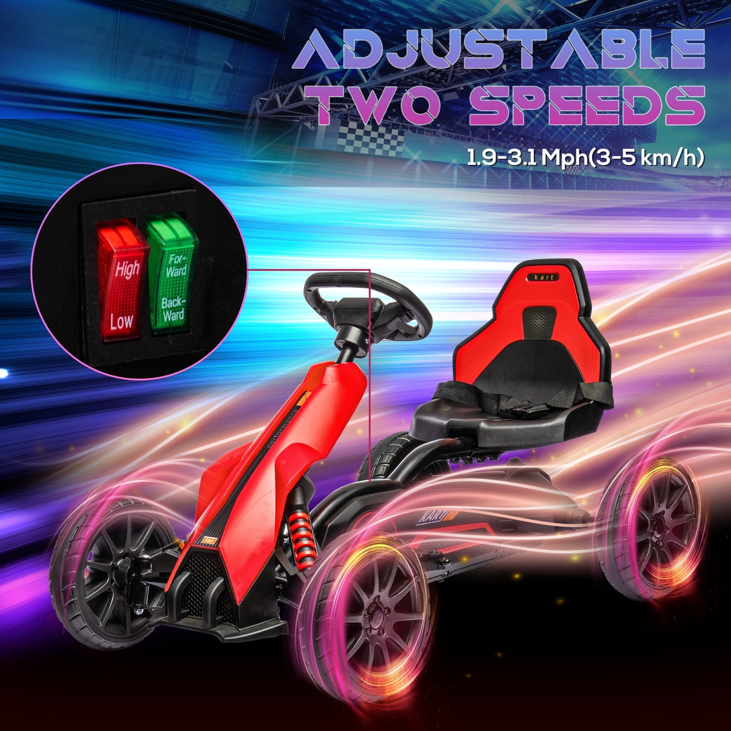 Karting électrique enfant 12V 7Ah tout-terrain