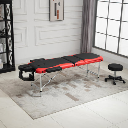 Table de massage professionnelle pliable en aluminium