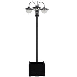  3-Head Solar LED Street Light with Planter