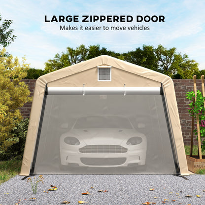 Abri automobile 11' x 20' cadre acier galvanisé