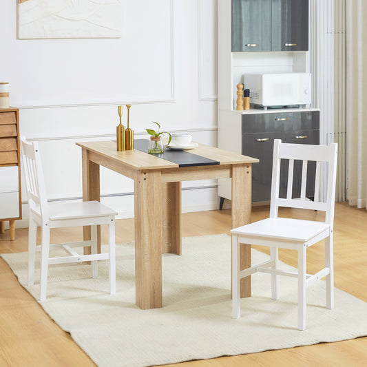 Ensemble de 2 chaises de salle à manger en bois