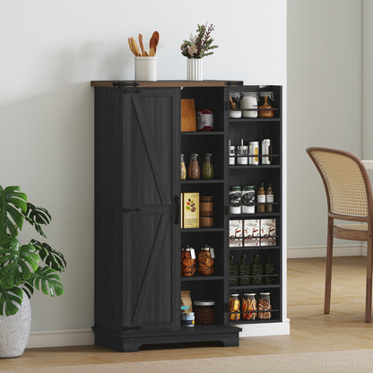 Armoire de cuisine style champêtre