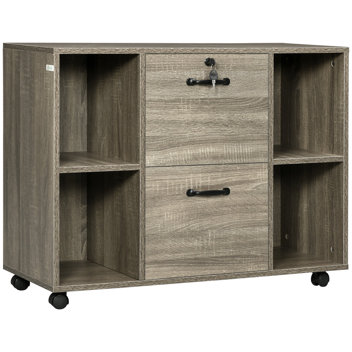 Caisson de bureau mobile et verrouillable