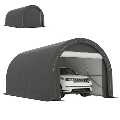 Auvent portable 10 x 16 pi avec porte zippée