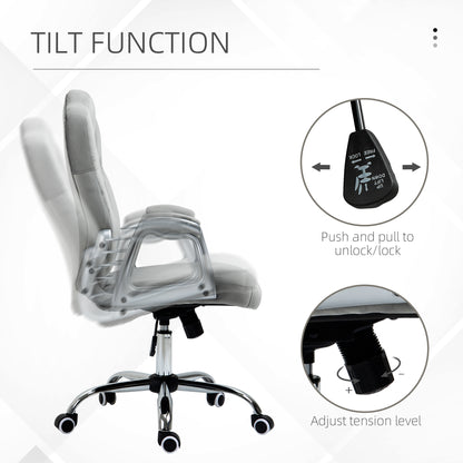 Chaise de bureau velours capitonnée réglable pivotante