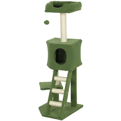 Arbre à chat multiétage avec condo et griffoirs en sisal