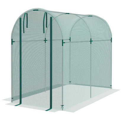 Cage de protection pour cultures avec porte zippée 122 x 244 cm