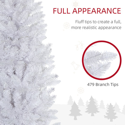 Sapin Noël Artificiel Mince 6 pi — Vert