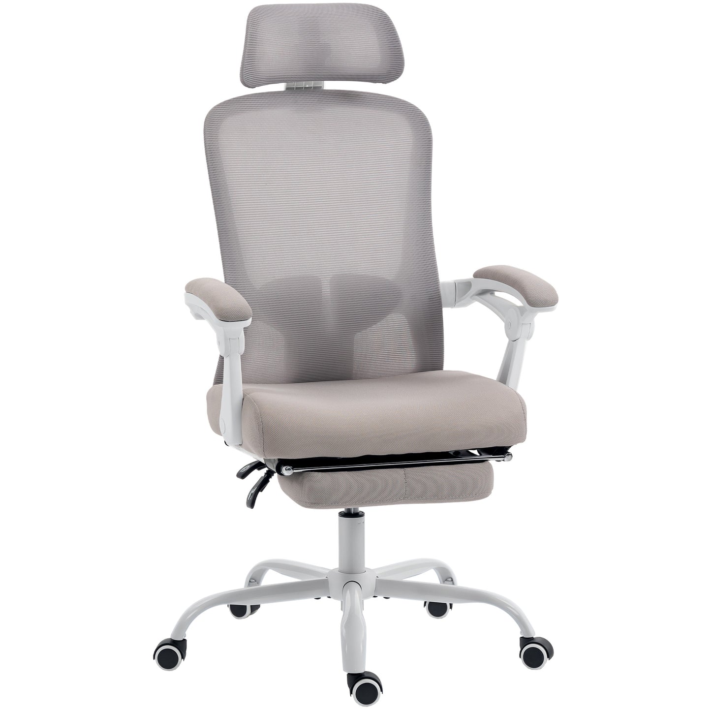 Chaise de bureau ergonomique avec support lombaire ajustable et appui-tête