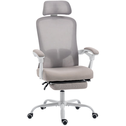Chaise de bureau ergonomique avec support lombaire ajustable et appui-tête