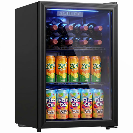 Réfrigérateur à boissons 2,4 pi³ porte vitrée double couche