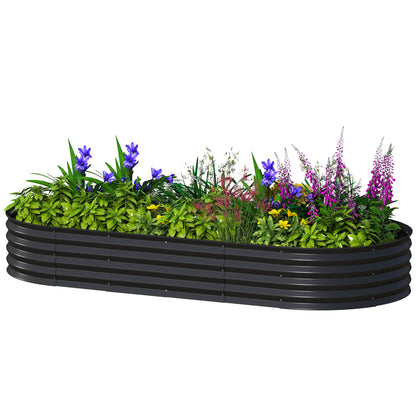 Bac de jardinage surélevé en acier galvanisé