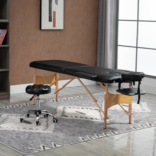 Table de massage pliante en bois réglable