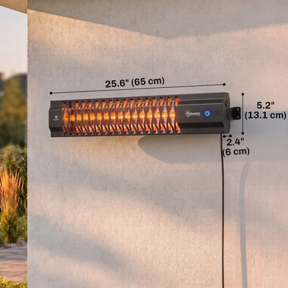 Chauffage électrique mural 1500 W infrarouge
