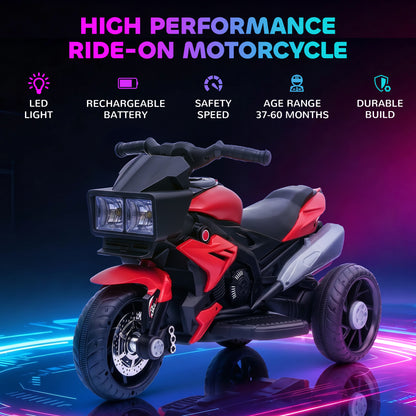 Moto électrique pour enfants 6V avec pédales musique phares