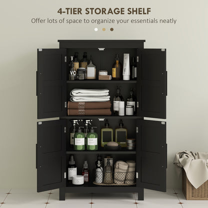 Meuble de rangement de salle de bain style fermette