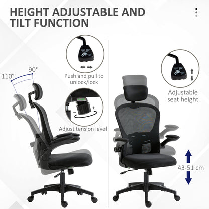 Chaise de bureau ergonomique support lombaire 4D