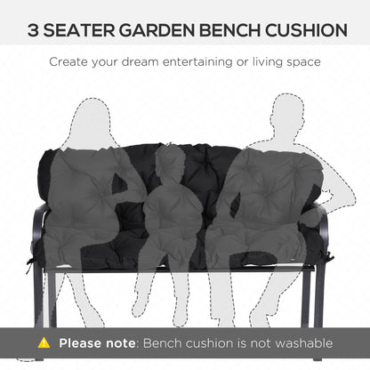 Coussins de remplacement pour banc 3 places extérieur