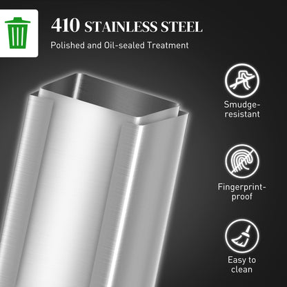 Poubelle de cuisine inox à pédale 20 L