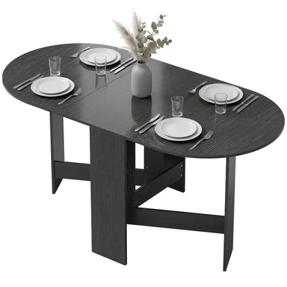 Table à manger pliante ovale