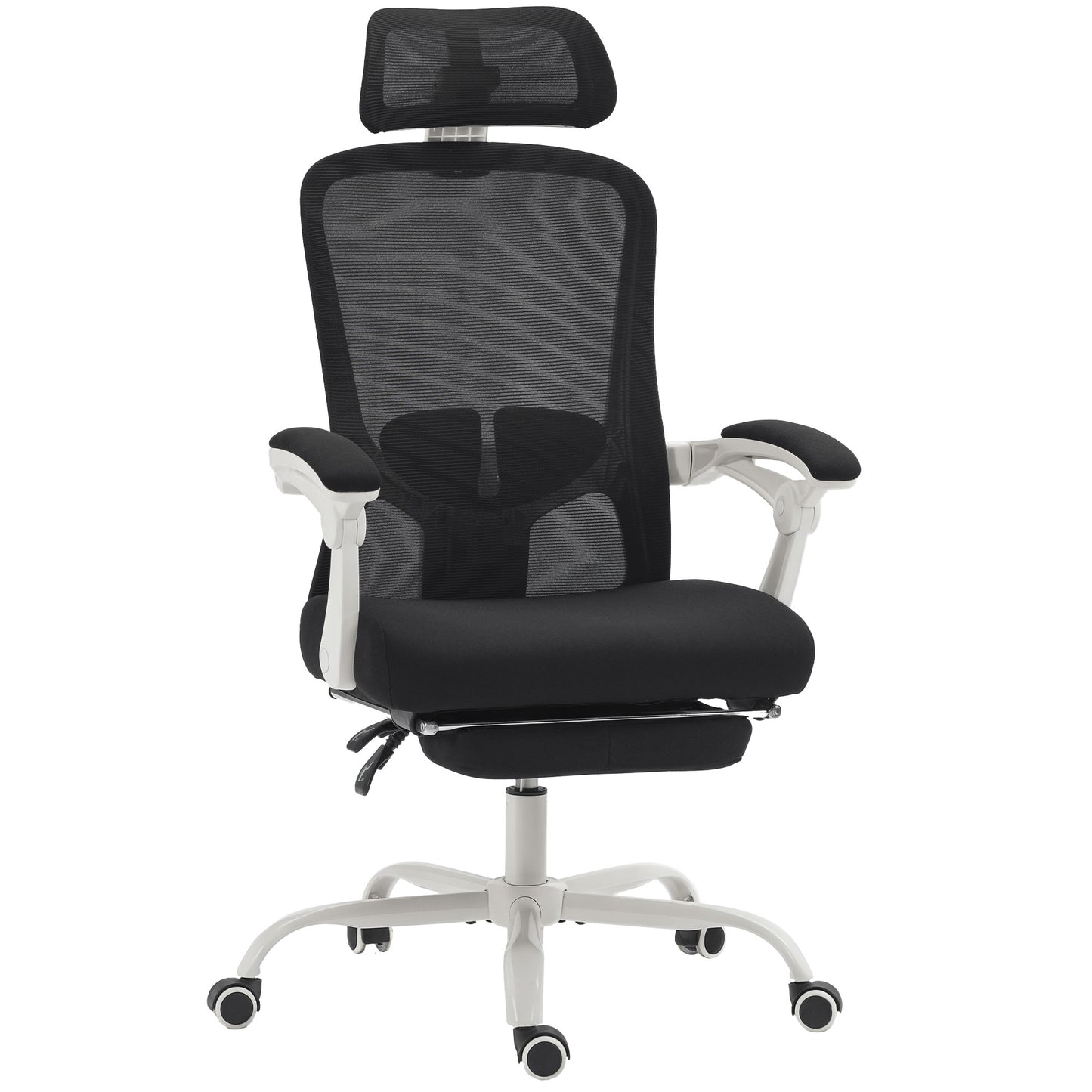Chaise de bureau ergonomique avec support lombaire ajustable et appui-tête