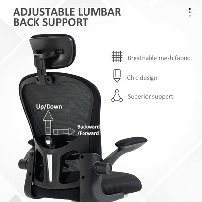 Chaise de bureau ergonomique support lombaire 4D