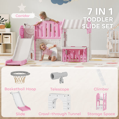 Glissade pour tout-petit 7-en-1 aire de jeux